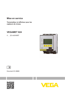 Vega VEGAMET 624 Controller and display instrument for level sensors Operating instrustions