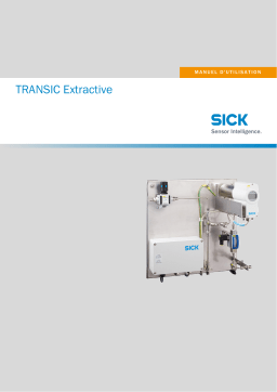 SICK TRANSIC Extractive Operating instrustions