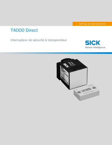 Mode d'emploi | SICK T4000 Direct Operating instrustions | Fixfr
