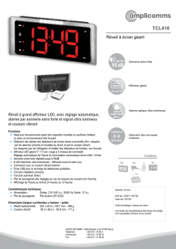 Amplicomms TCL 410 Operating instrustions