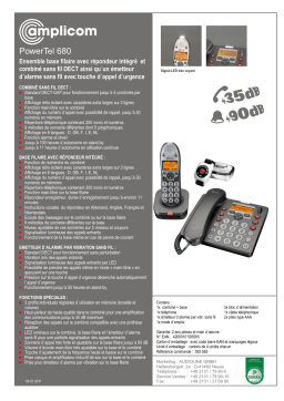 Amplicomms PowerTel 680 Operating instrustions