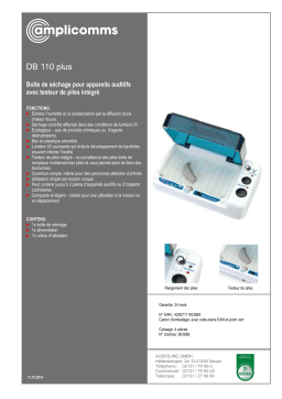 Amplicomms DB 110 plus Operating instrustions