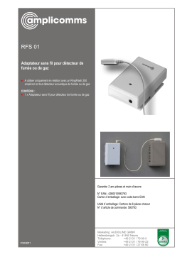Amplicomms RFS 01 Operating instrustions