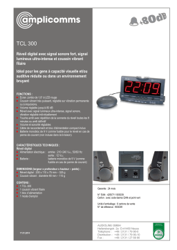 Amplicomms TCL 300 Operating instrustions
