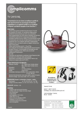 Amplicomms TV 2410NL Operating instrustions