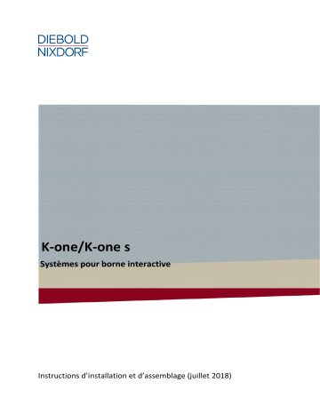 Mode d'emploi | Wincor Nixdorf K-one /K-one s Manuel utilisateur | Fixfr