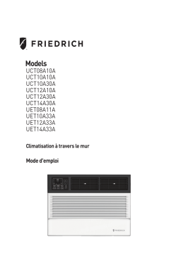 Friedrich UCT08A10A Manuel utilisateur