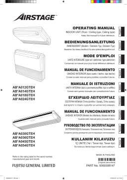 Fujitsu ABHA030GTEH Manuel utilisateur