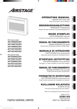 Fujitsu AGHA012GCEH Manuel utilisateur