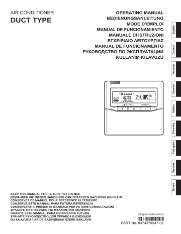 ARYC90LHTA | ARHC90LHTA | RDC90LHTA | ARYC72LHTA | RDC72LHTA | Mode d'emploi | Fujitsu ARHC72LHTA Manuel utilisateur | Fixfr