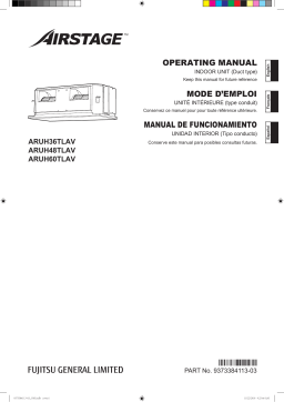 Fujitsu ARUH36TLAV Manuel utilisateur