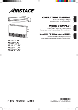 Fujitsu ARUL18TLAV Manuel utilisateur