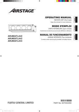 Fujitsu ARUM24TLAV2 Manuel utilisateur