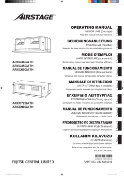 Fujitsu ARXC45GATH Manuel utilisateur