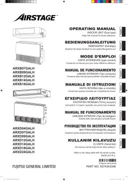 Fujitsu ARXD04GALH Manuel utilisateur