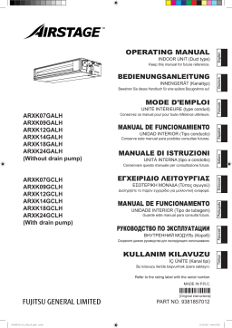 Fujitsu ARXK09GCLH Manuel utilisateur