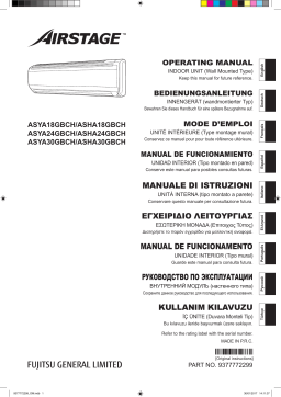 Fujitsu ASYA24GBCH Manuel utilisateur