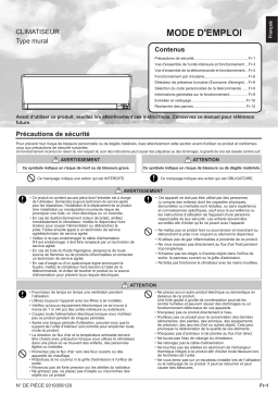 Fujitsu RSG12LZCA Manuel utilisateur