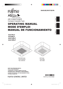 Fujitsu AUU12RLF Manuel utilisateur