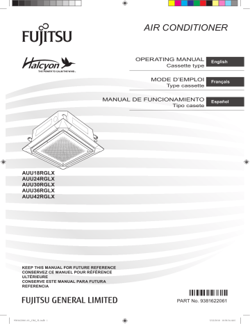 Mode d'emploi | Fujitsu AUU18RGLX Manuel utilisateur | Fixfr