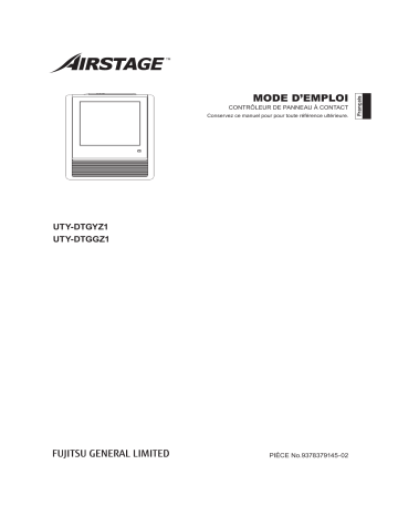 Mode d'emploi | Fujitsu UTY-DTGGZ1 Manuel utilisateur | Fixfr