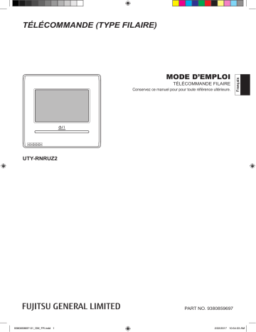 Mode d'emploi | Fujitsu UTY-RNRUZ2 Manuel utilisateur | Fixfr