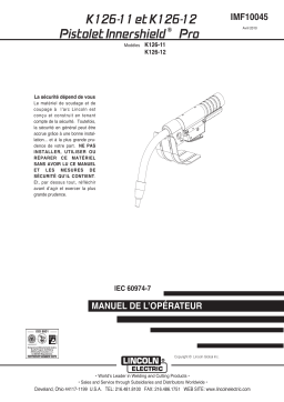 Lincoln Electric Innershield Pro Gun - K126-10 Manuel utilisateur