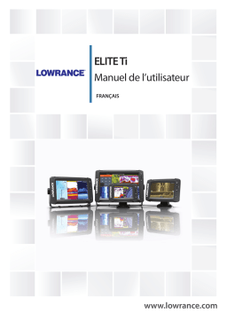 Lowrance Elite Ti Manuel utilisateur