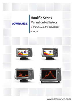 Lowrance HOOK²-X Series Manuel utilisateur