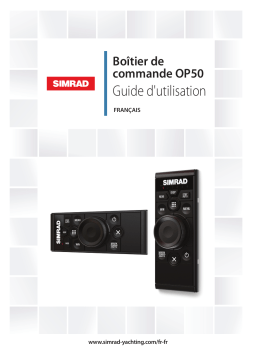 Simrad OP50 Manuel utilisateur