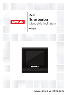 Simrad IS35 Color display Manuel utilisateur