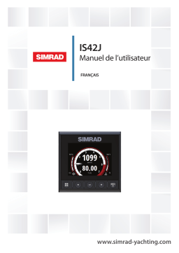 Simrad IS42J Manuel utilisateur