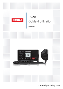 Simrad RS20 Manuel utilisateur