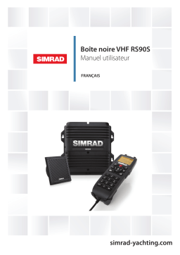 Simrad RS90S Manuel utilisateur