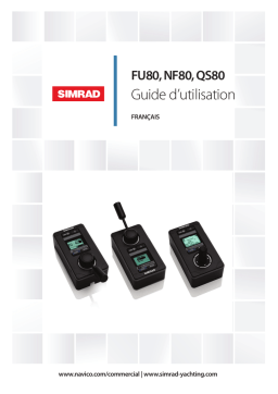 Simrad FU80, NF80 and QS80 Manuel utilisateur