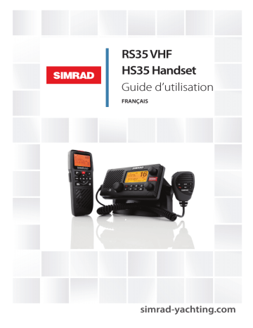 RS35 VHF HS35 | Mode d'emploi | Simrad RS35 Manuel utilisateur | Fixfr