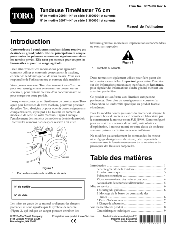 Toro TimeMaster 76cm Lawn Mower Walk Behind Mower Manuel utilisateur | Fixfr
