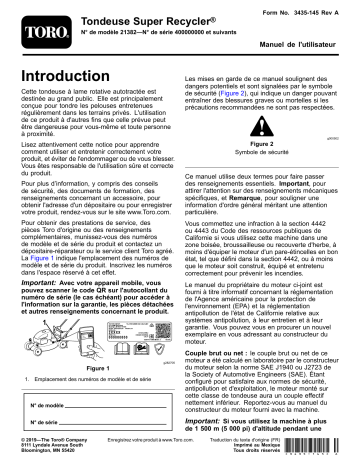 Toro Super Recycler Lawn Mower Walk Behind Mower Manuel utilisateur | Fixfr