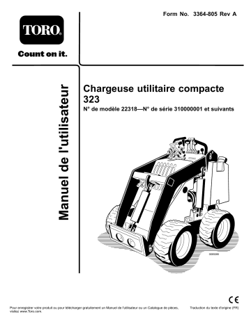 Toro 323 Compact Utility Loader Manuel utilisateur | Fixfr