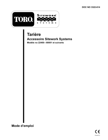 Toro Auger Head, Dingo Compact Utility Loader Compact Utility Loaders, Attachment Manuel utilisateur | Fixfr