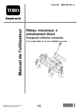 Toro Direct Drive Power Box Rake, Compact Utility Loaders Compact Utility Loaders, Attachment Manuel utilisateur