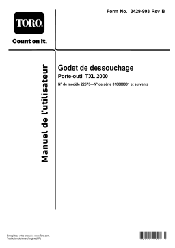 TXL 2000 Godet dessouchage: Chat IA et PDF
