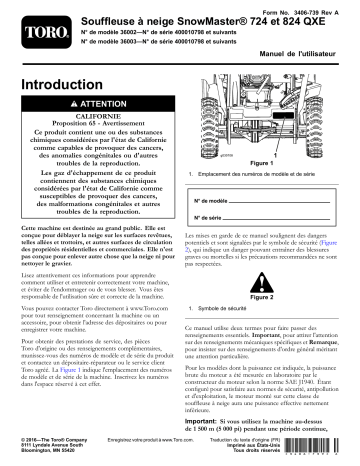 Toro SnowMaster 724 QXE Snowthrower Manuel utilisateur | Fixfr