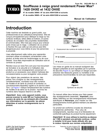 Power Max Heavy Duty 1428 OHXE Snowthrower | Toro Power Max Heavy Duty 1432 OHXE Snowthrower Manuel utilisateur | Fixfr