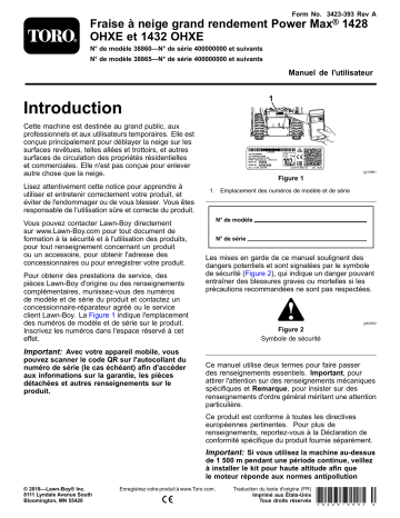 Power Max Heavy Duty 1428 OHXE Snowthrower | Toro Power Max Heavy Duty 1432 OHXE Snowthrower Manuel utilisateur | Fixfr