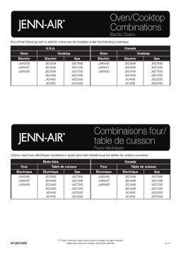 Jenn-Air JGC7530BP Manuel utilisateur