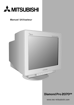 NEC Diamond Pro 2070SB Manuel utilisateur