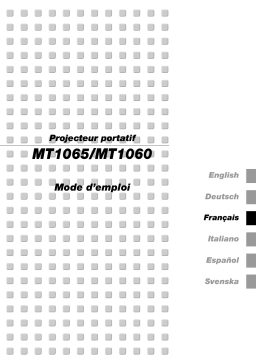 NEC MT1065 Manuel utilisateur