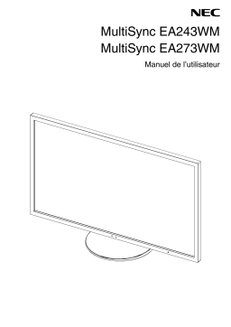 NEC MultiSync® EA243WM Manuel utilisateur