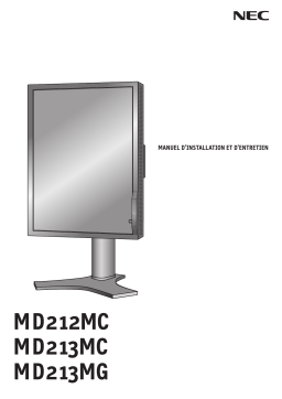 NEC MD212MC Manuel utilisateur